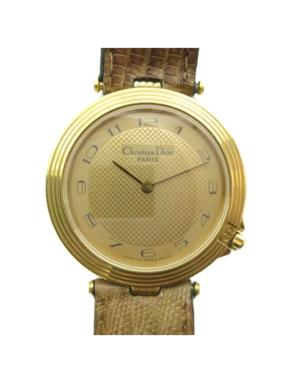 Dior 29.15.05 Watch Quartz Logo Leather Gold